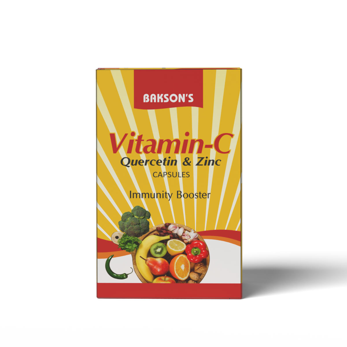 VITAMIN-C, QUERCETIN & ZINC 30 CAPSULES