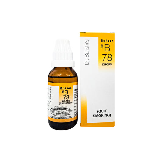 B DROP #78 – (QUIT SMOKING DROPS) – 30 ML