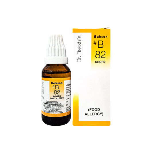 B DROP #82 – (FOOD ALLERGY DROPS) – 30 ML