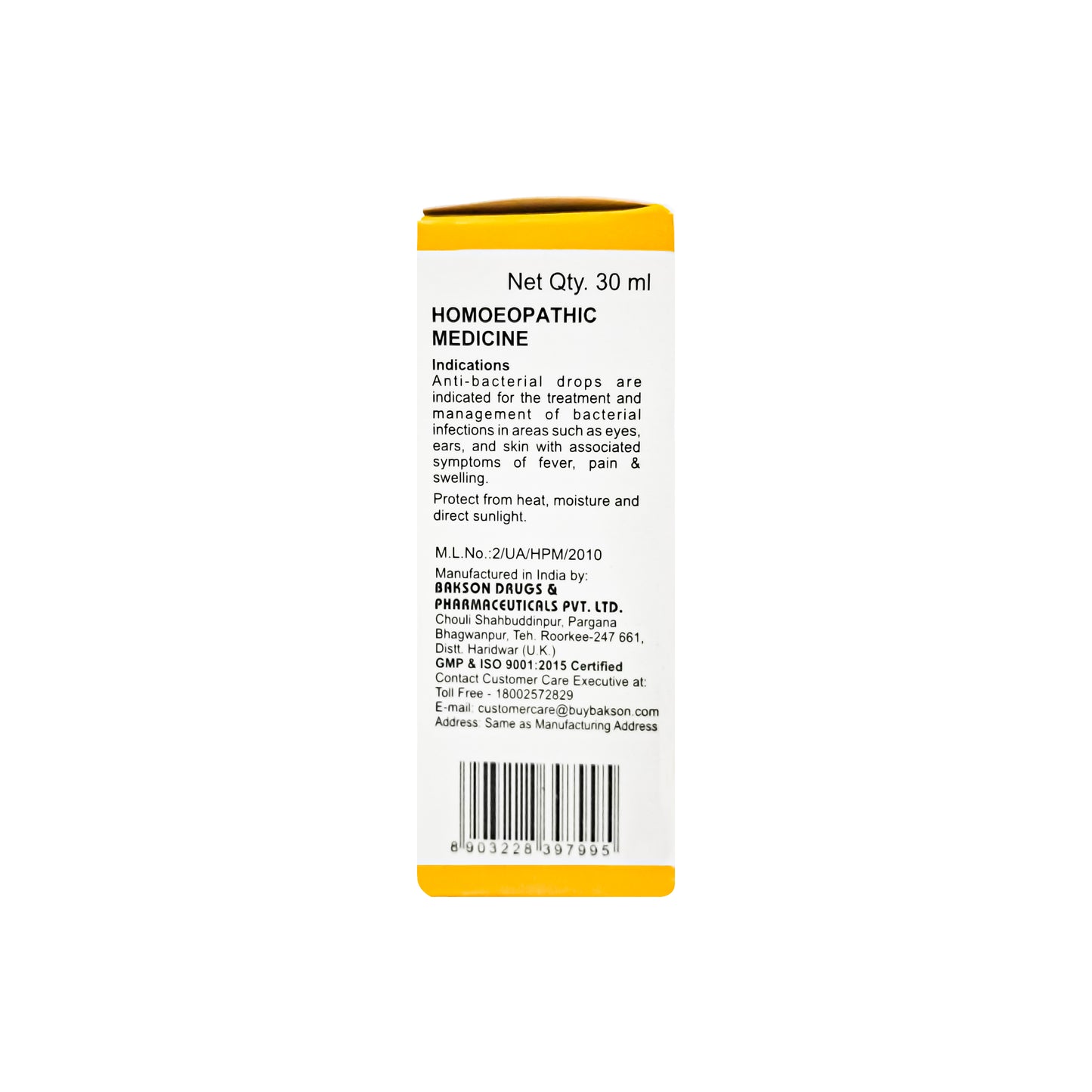 B DROP #84 – (ANTI-BACTERIAL DROPS) – 30 ML
