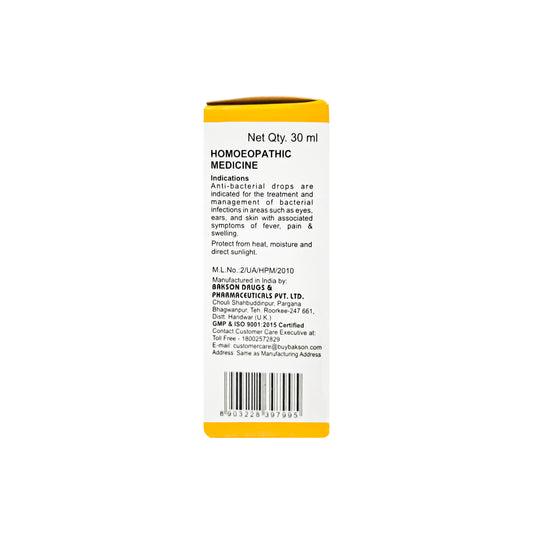 B DROP #84 – (ANTI-BACTERIAL DROPS) – 30 ML