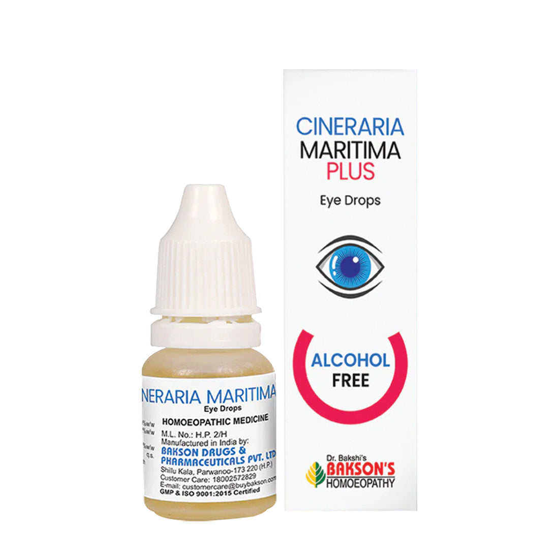 CINERARIA MARITIMA EYE DROPS (ALCOHOL FREE)