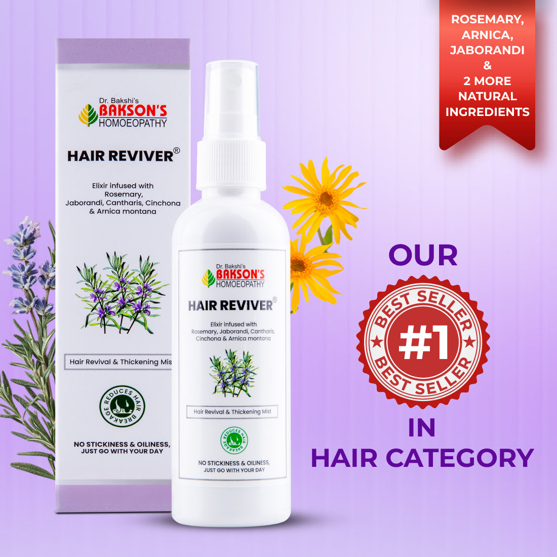 Bakson Hair Reviver | Hair Care & Regrowth Treatment 100ml