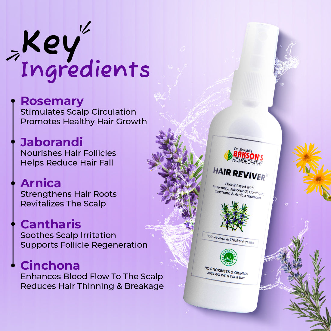 Bakson Hair Reviver | Hair Care & Regrowth Treatment 100ml