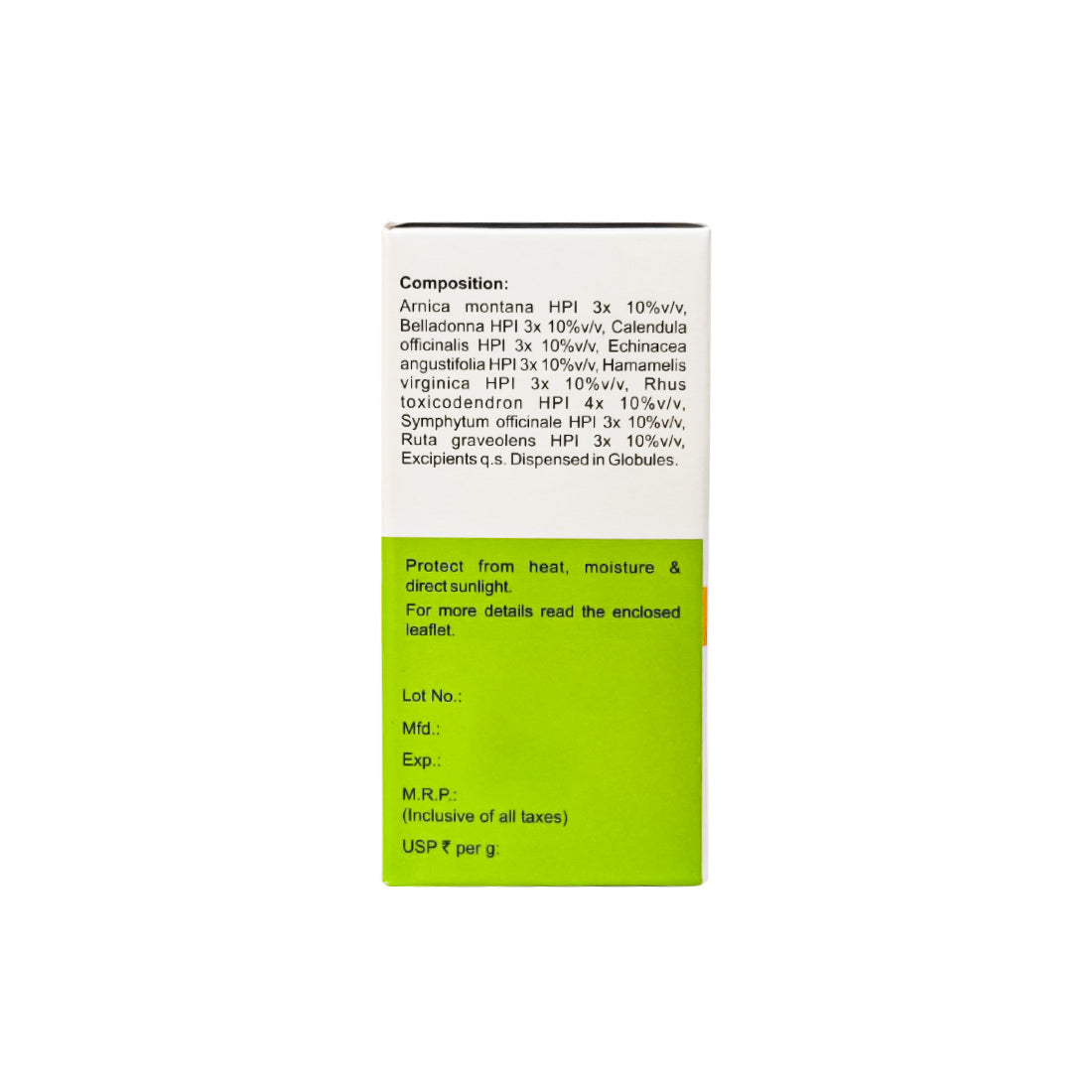 MEDICATED GLOBULES FOR INJURY - 20 GM