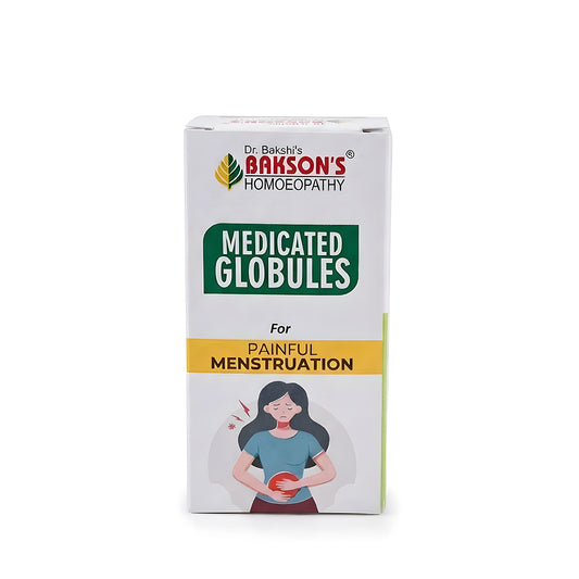 MEDICATED GLOBULES FOR PAINFUL MENSTRUATION - 20 GM