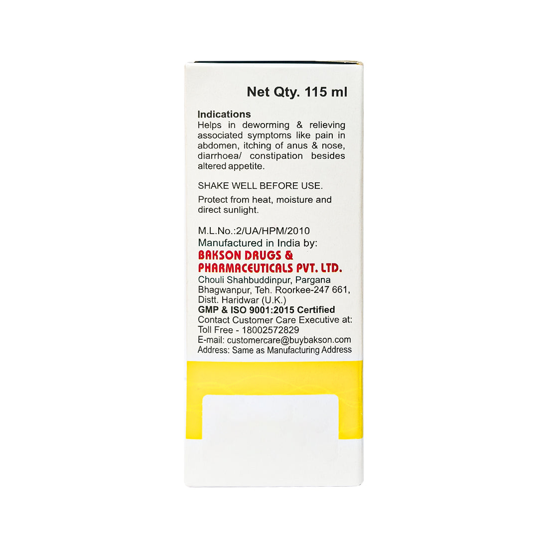 WORM AID SYRUP-115ML