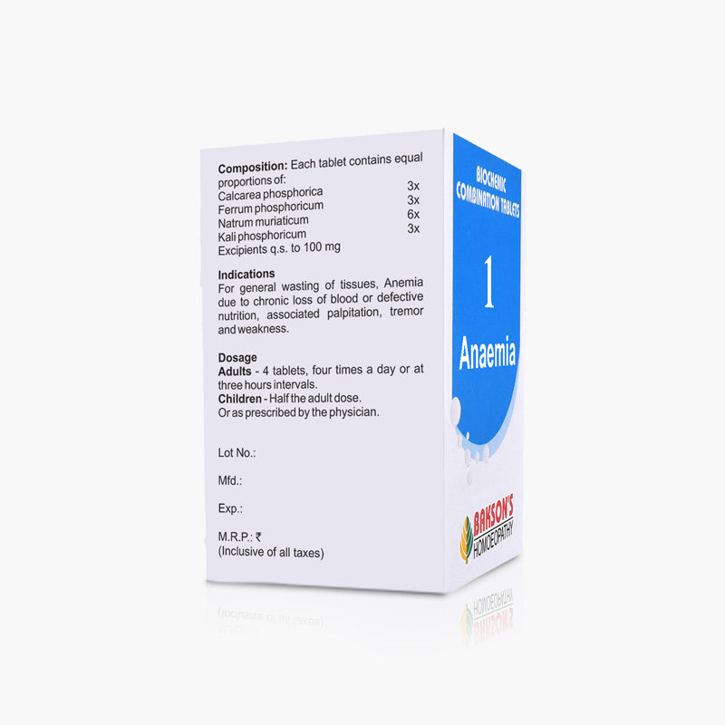 BCT # 1 (ANAEMIA)-250TAB
