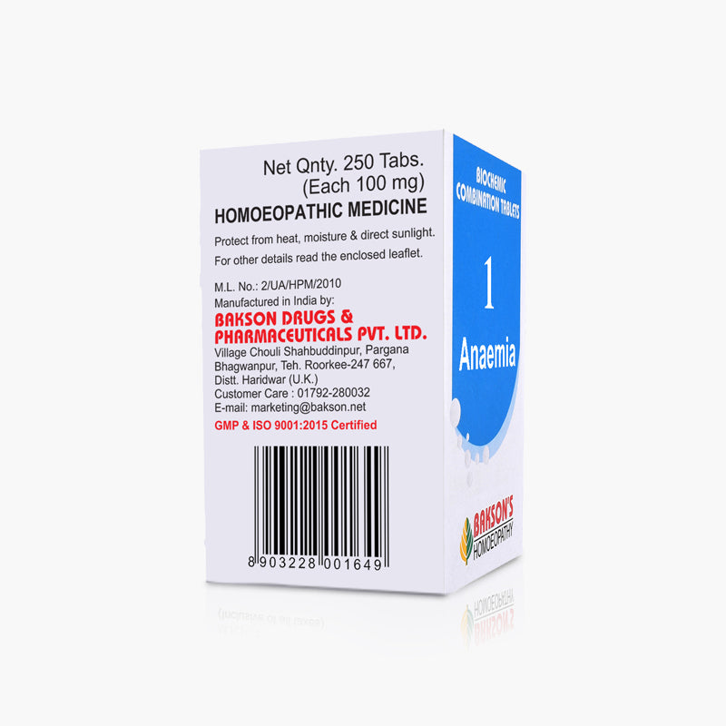 BCT # 1 (ANAEMIA)-250TAB