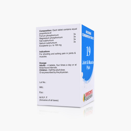 BCT # 19 (JOINT & MUSCLE PAIN)-250TAB