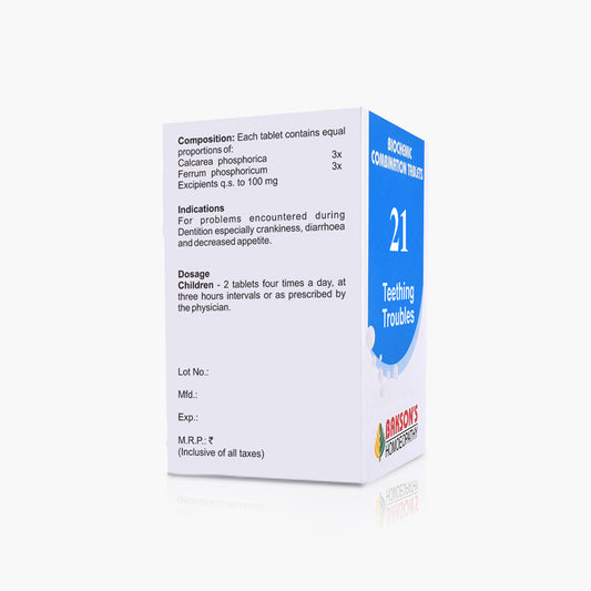 BCT # 21 (TEETHING TROUBLES)-250TAB