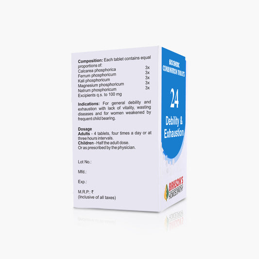 BCT # 24 (DEBILITY & EXHAUSTION)-250TAB