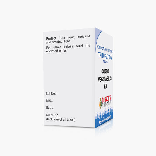 CARBO VEGETABILIS-6X-100TAB