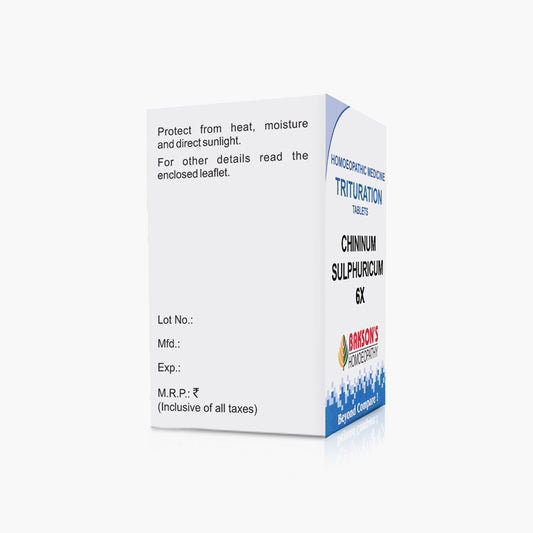 CHININUM SULPHURICUM-6X-100TAB
