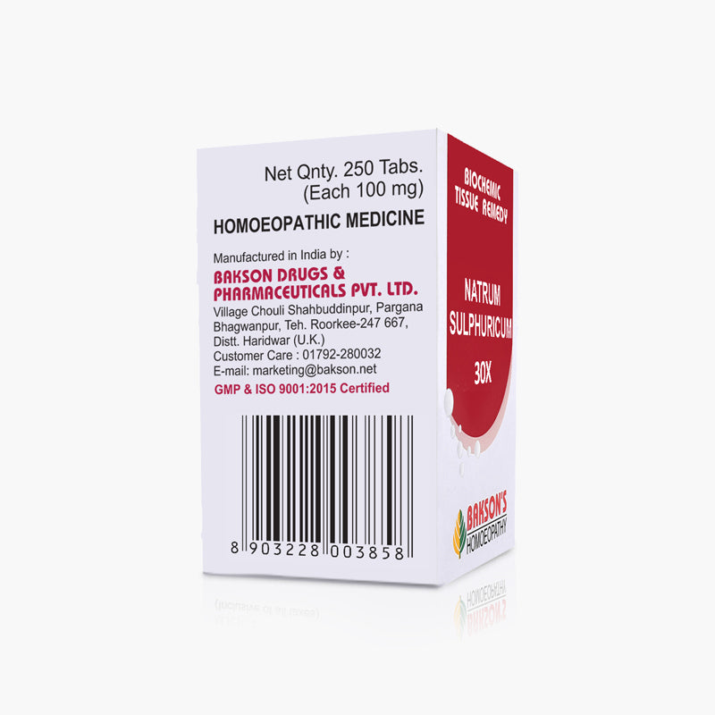 NATRUM SULPHURICUM-30X-250TAB