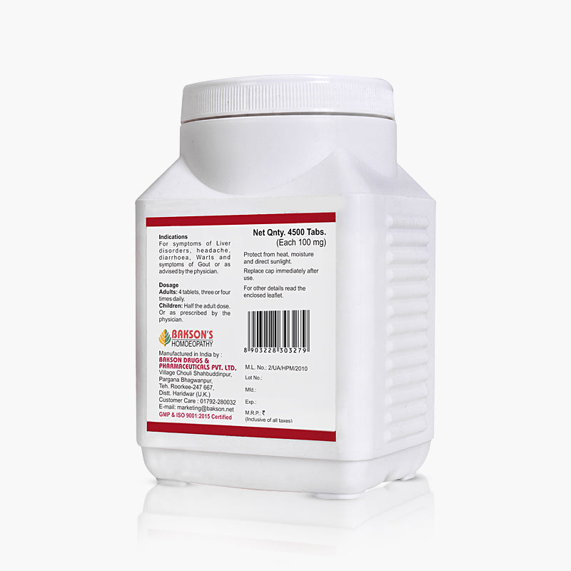 NATRUM SULPHURICUM-3X-4500TAB