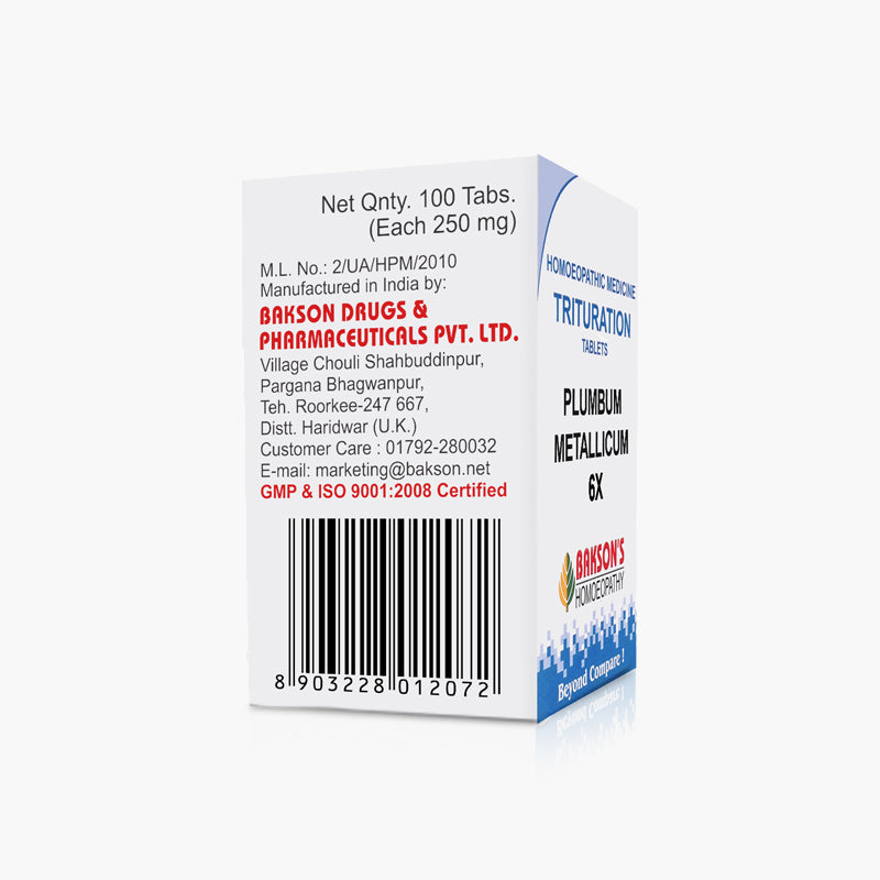 PLUMBUM METALLICUM-6X-100TAB