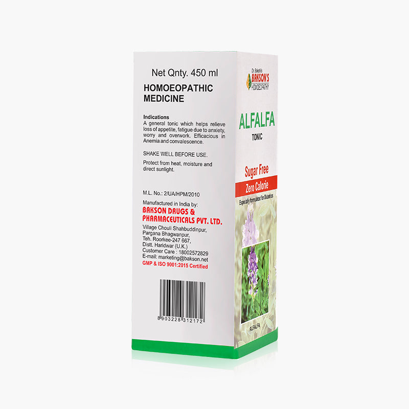 ALFALFA TONIC (SUGAR FREE)-450ML