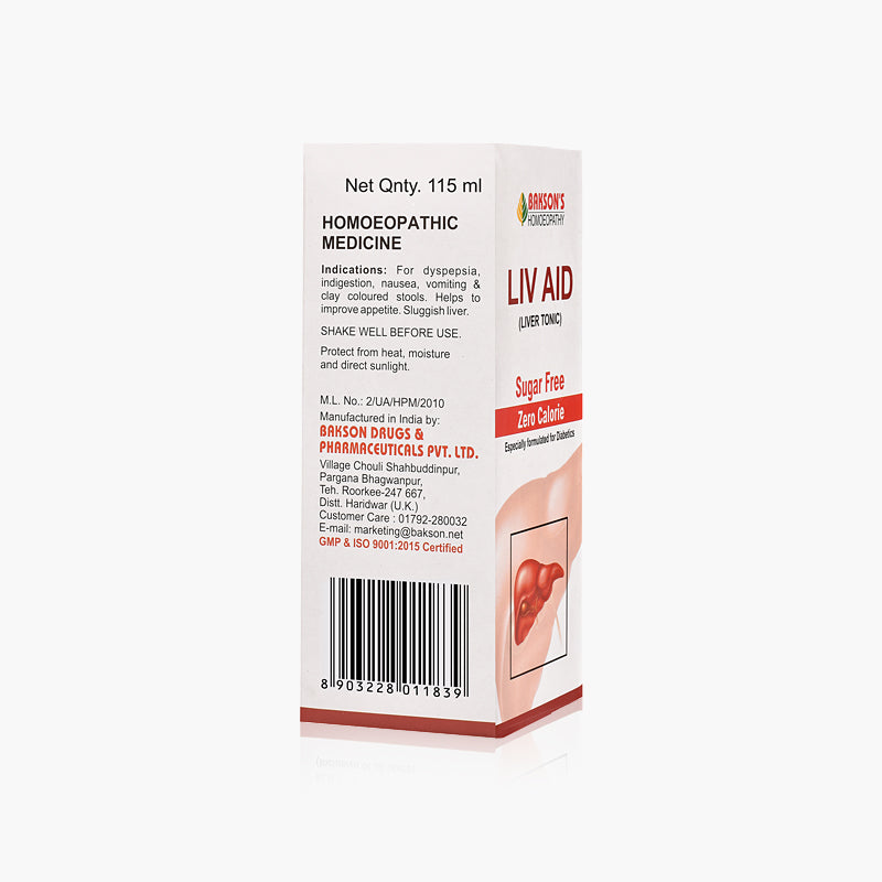 LIV AID SYRUP (SUGAR FREE)-115ML