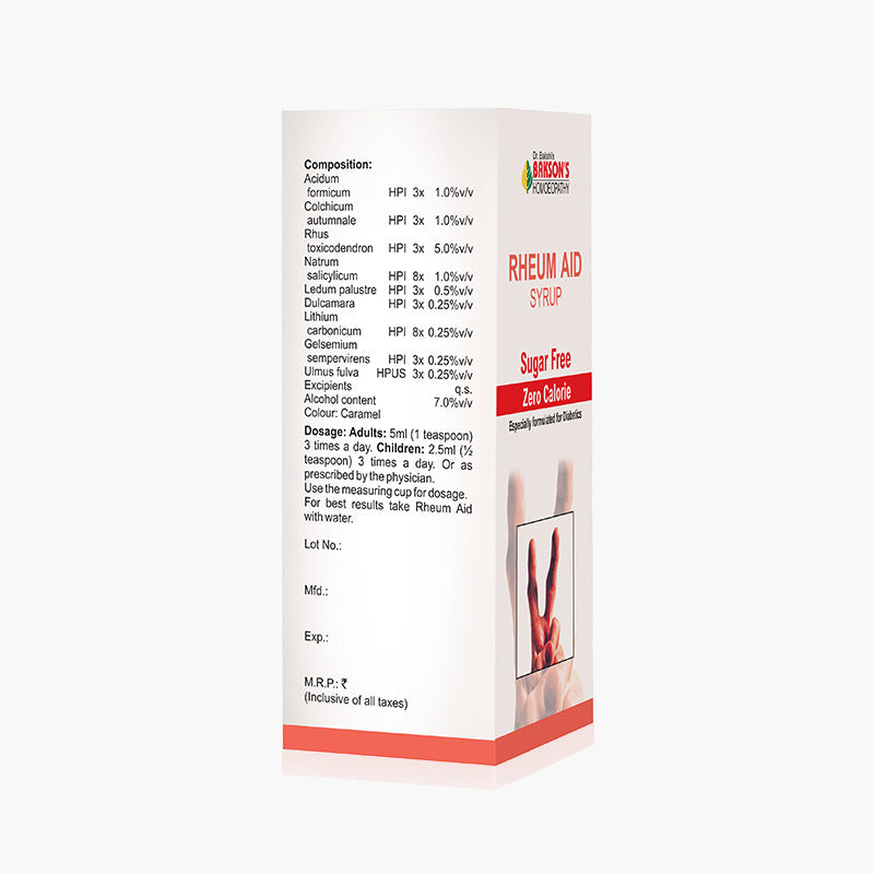 RHEUM AID SYRUP (SUGAR FREE)- 450ML