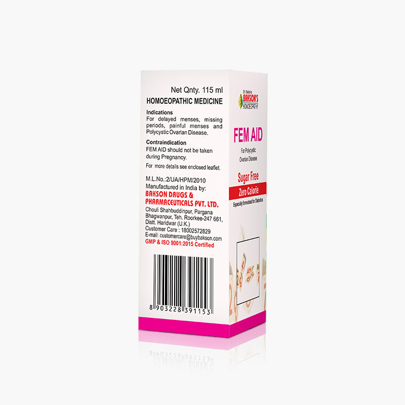 FEM AID SUGAR FREE-115 ML