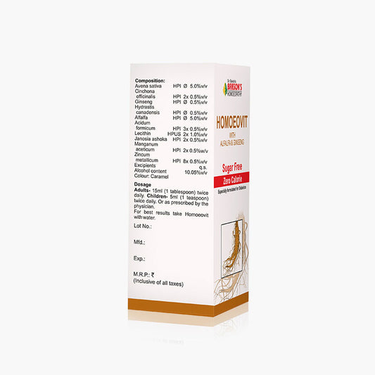 HOMOEOVIT (SUGAR FREE)-115ML