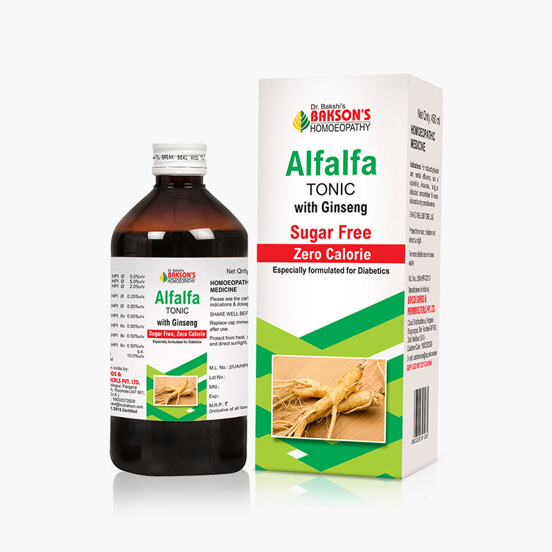 ALFALFA TONIC WITH GINSENG ( SUGAR FREE)
