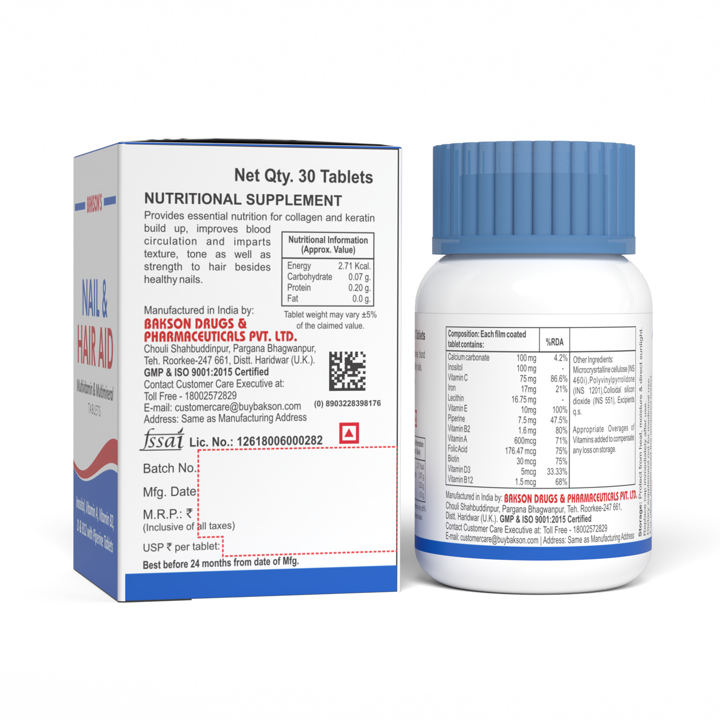 NAIL & HAIR AID-30 TABLET