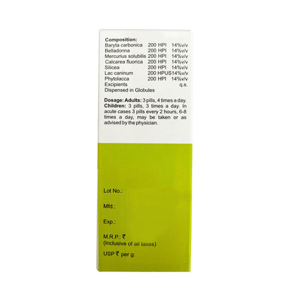 MEDICATED GLOBULES FOR ADENOIDITIS-25 GM