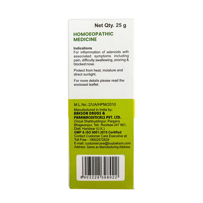 MEDICATED GLOBULES FOR ADENOIDITIS-25 GM