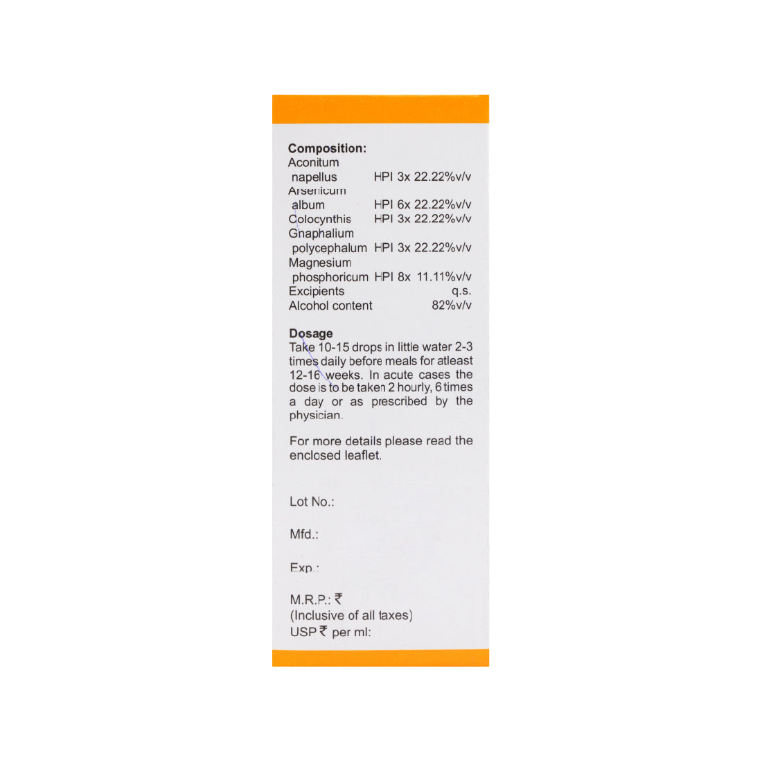 B69 DROPS (SCIATICA)