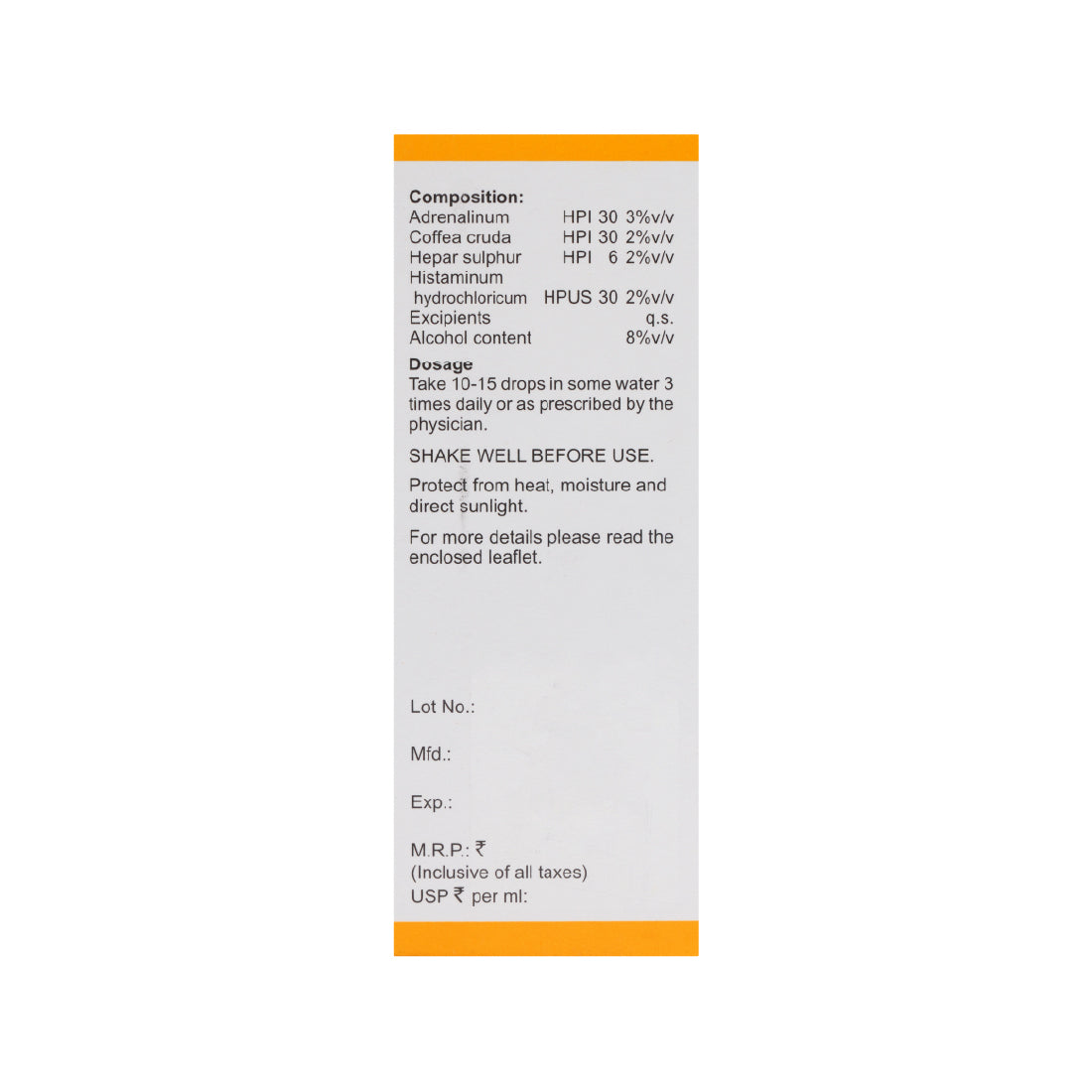 B82 DROP (FOOD ALLERGY)