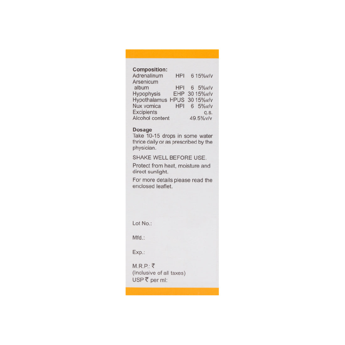 B83 DROP (LOW BLOOD SUGAR)