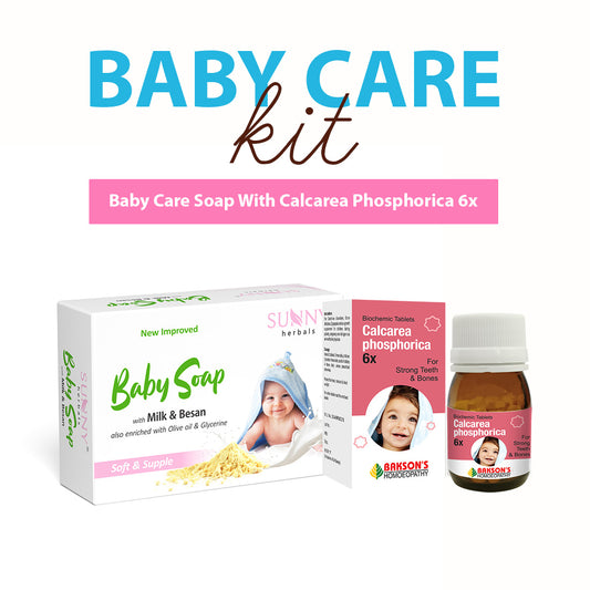 BABY CARE KIT- Baby Care Soap With Calcarea Phosphorica 6x