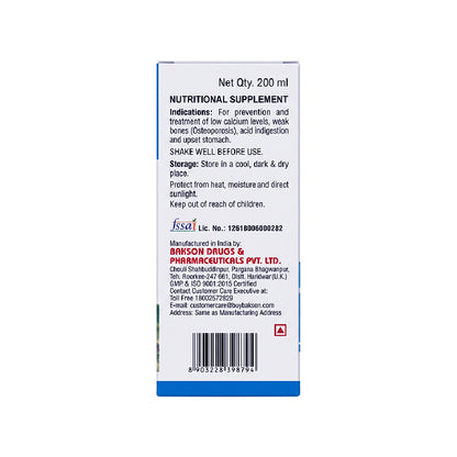 BAKSON CALCI PLUS SUSPENSION-200ML