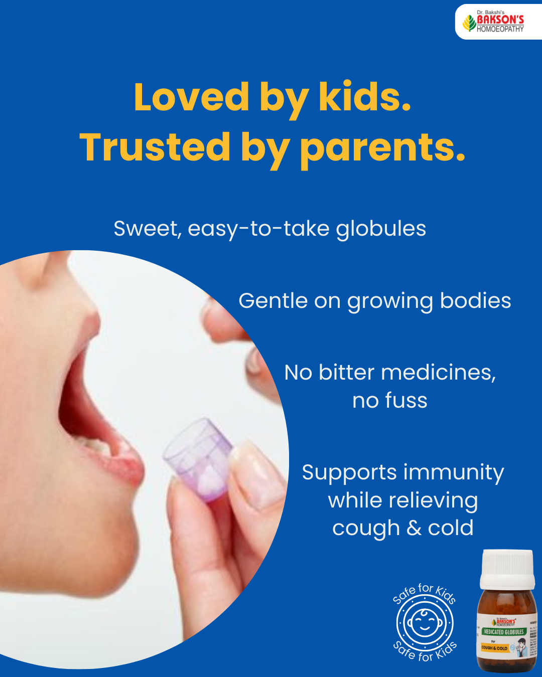 MEDICATED GLOBULES FOR COUGH AND COLD - 20 GM