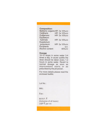 B35 DROPS (URINARY)