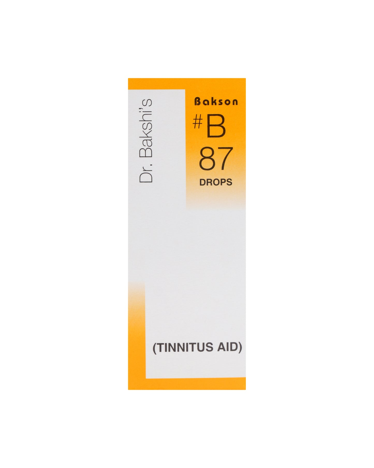 B87 DROP (TINNITUS)