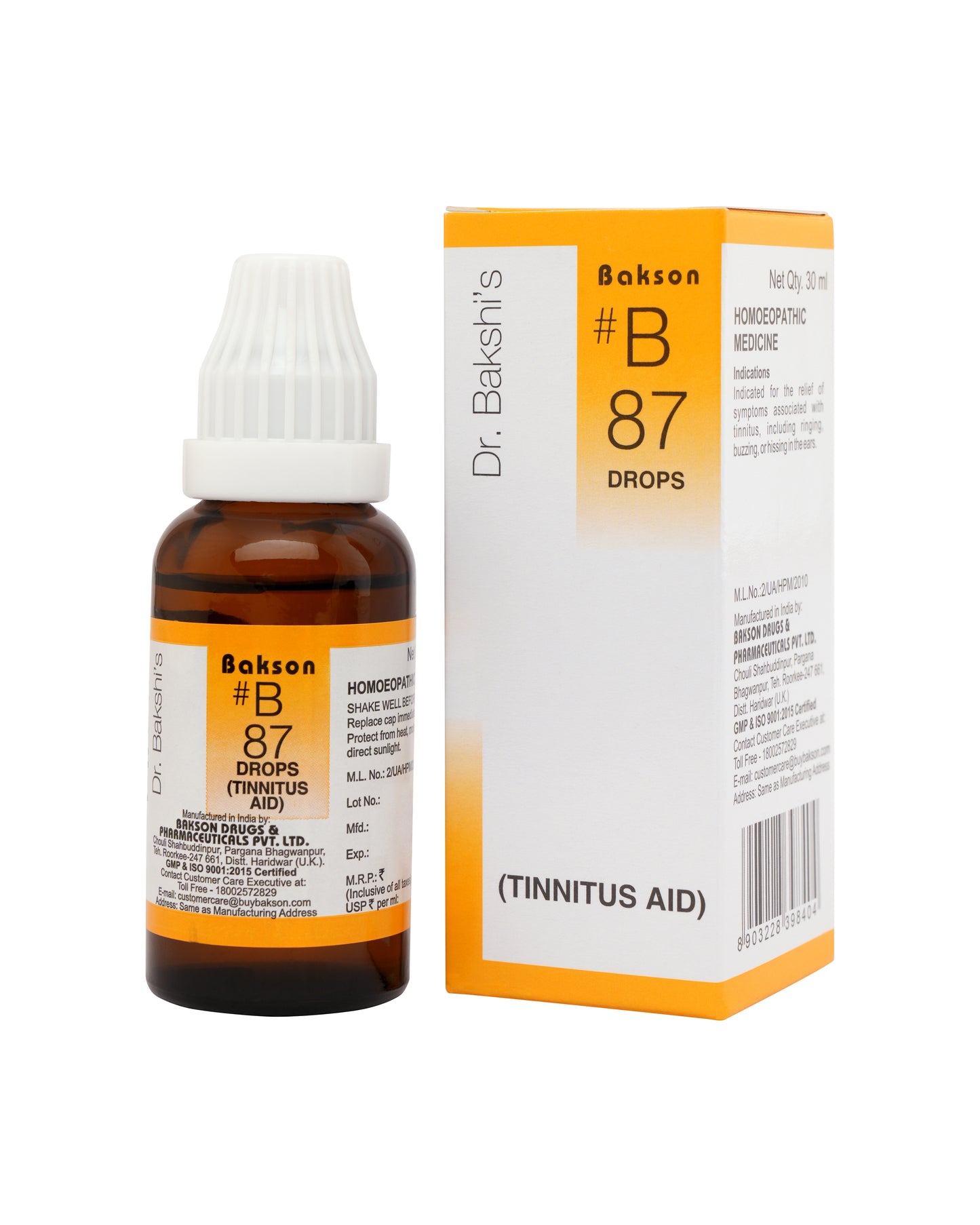 B87 DROP (TINNITUS)