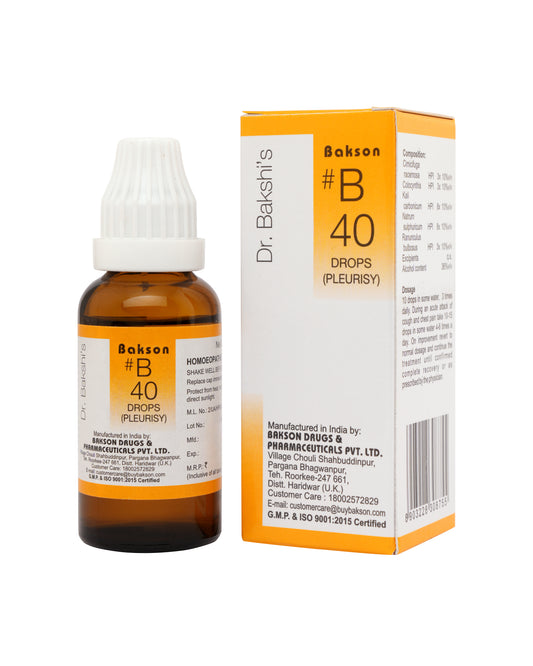 B DROPS #40 - (PLEURISY DROPS)