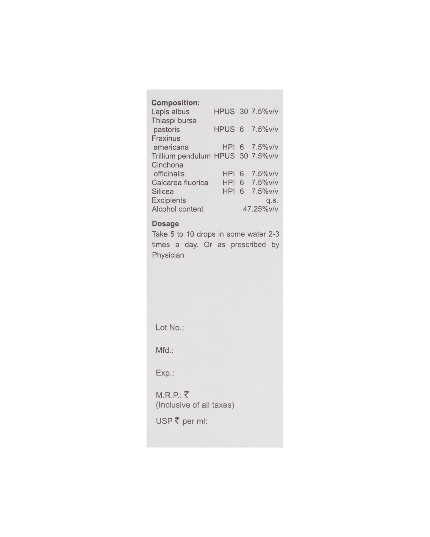 FIBROID AID DROPS