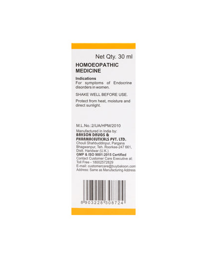 B37 DROPS (ENDOCRINE FEMALE PCOD)