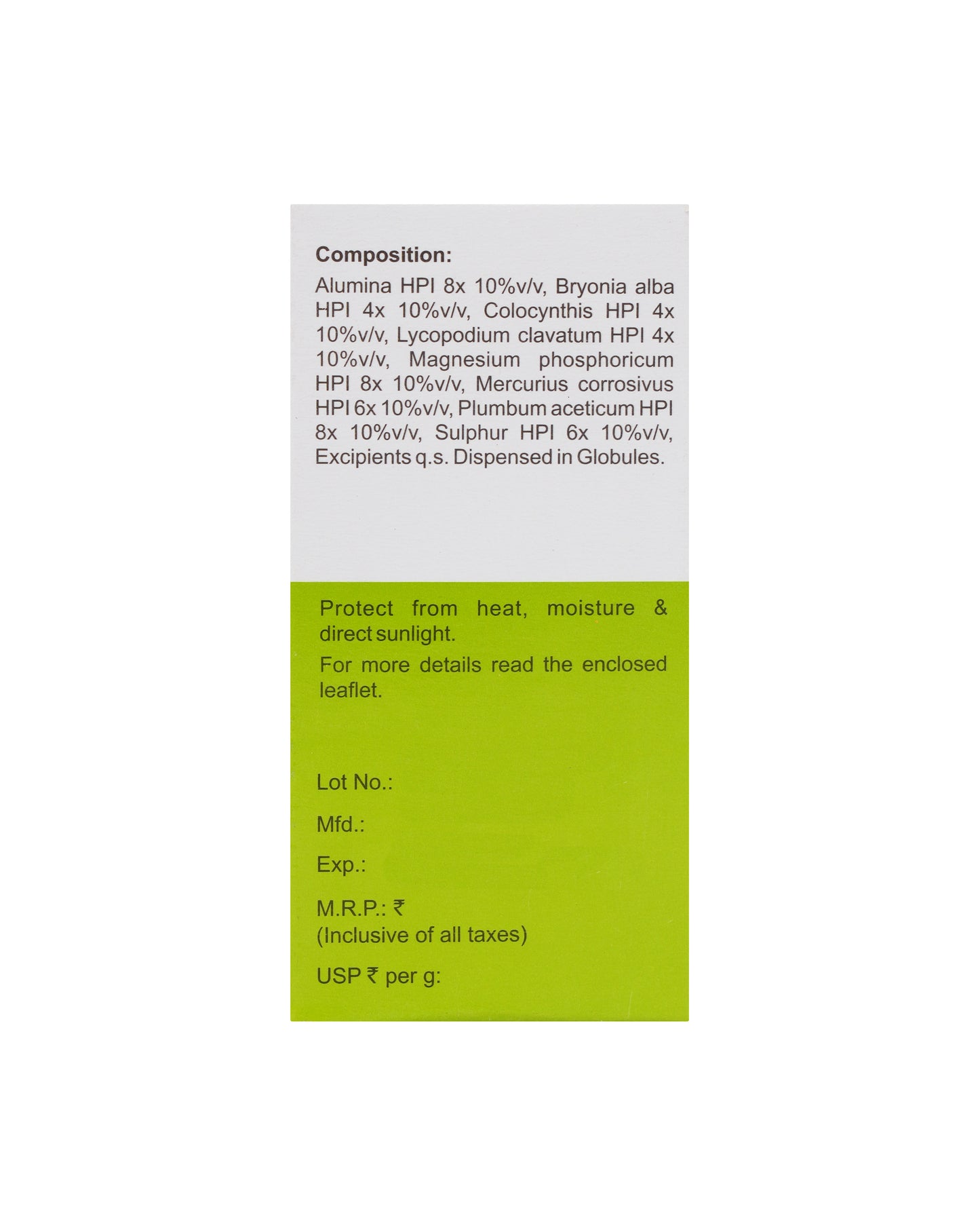 MEDICATED GLOBULES FOR COLIC - 20 GM