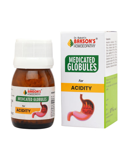 MEDICATED GLOBULES FOR ACIDITY - 20 GM
