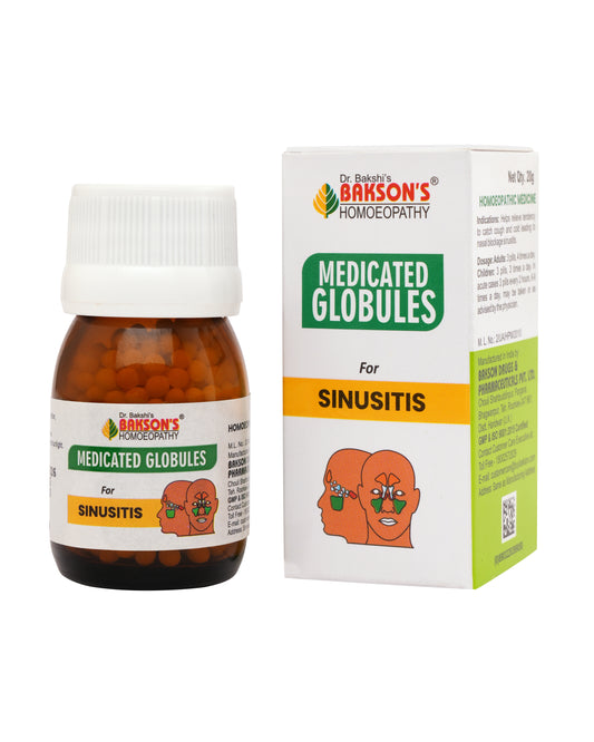 MEDICATED GLOBULES FOR SINUSITIS - 20 GM