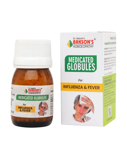 MEDICATED GLOBULES FOR INFLUENZA & FEVER - 20 GM