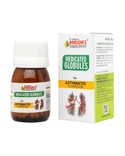 MEDICATED GLOBULES FOR ASTHMATIC CONDITION-20 GM