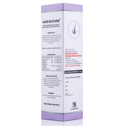 Bakson Hair Reviver | Hair Care & Regrowth Treatment 100ml