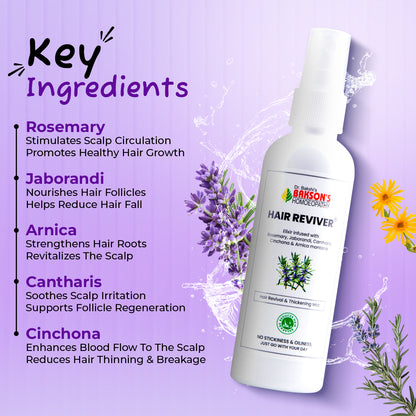 Bakson Hair Reviver | Hair Care & Regrowth Treatment 100ml