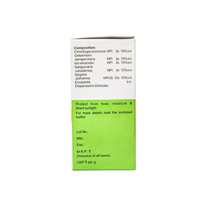 MEDICATED GLOBULES FOR HEADACHE - 20 GM